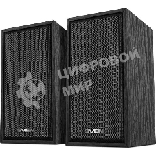Акустическая система SVEN SPS-509 2.0 (2x3W, USB+БП) дерево, черный