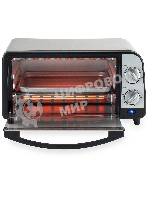 Мини-печь Hyundai MIO-HY071 9 л, 800 Вт, серебристый