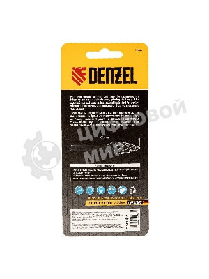 Борфреза по металлу Denzel твердосплавная, параболическая заостренная, тип-G, 12 мм