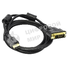 Кабель 5bites APC-073-020 HDMI M, DVI M (24+1) double link, зол.разъемы, ферр.кольца, 2м.