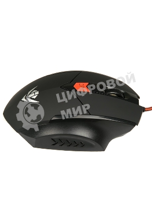 Мышь проводная Dialog MOG-11U Nakatomi Gaming - 6 кнопок + ролик, USB,черная