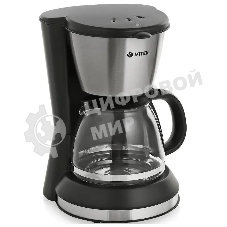 Кофеварка капельная Vitek VT-1506 ВК черный, молотый кофе, 0.7 л, 550 Вт