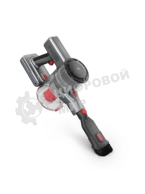 Пылесос вертикальный BQ VC0801H серый, питание от аккумулятора, 40 Вт, уборка сухая, пылесборник 0.5 л, работа от АКБ max 35 мин.