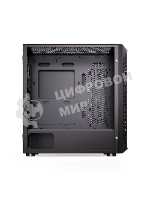 Компьютерный корпус ABR Quantum черный (1хUSB Type-C, 2хUSB 2.0, HD Audio, 4xRGb Fan, ATX, E-ATX)