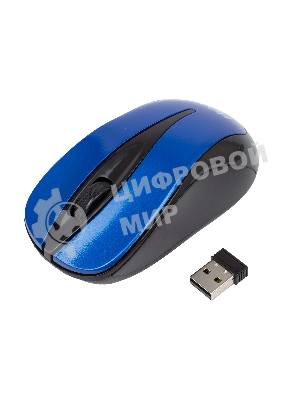 Мышь беспроводная HIPER HOMW-062 синий, 1000 dpi, радиоканал, USB, кнопки - 3