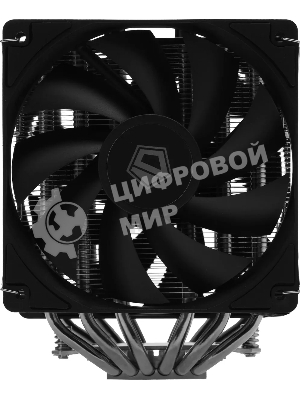 Кулер ID-COOLING SE-206-XT черный 120мм алюминий/медь 1800rpm 35db 4-pin 250W 156мм