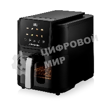 Аэрогриль Brayer 2041BR черный, 1500 Вт, 5 л, сенсор, 8 программ