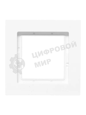 Рамка Эпика 1-местная, IP44, белая, пластик