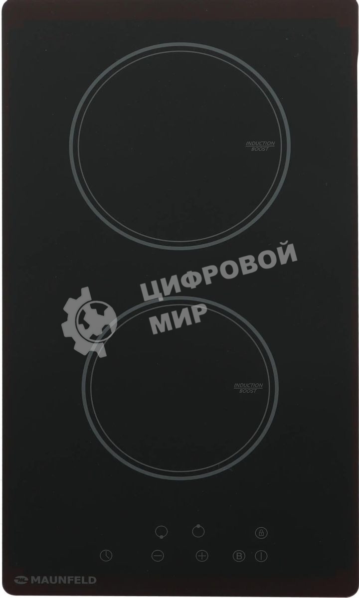 Индукционная варочная панель Maunfeld AVI292BK, конфорок: 2 шт., стеклокерамика, независимая, черный