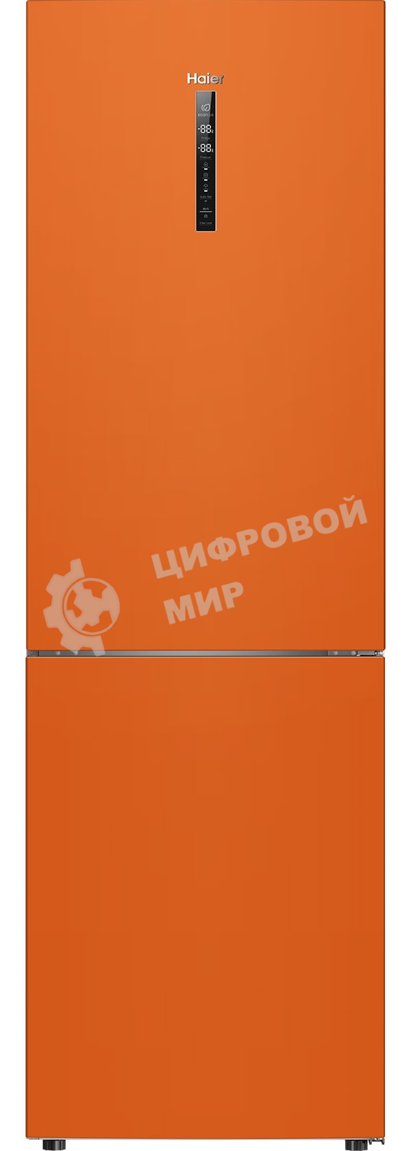 Холодильник Haier C2F636CORGU1 оранжевый двухкамерный 256/108 л морозилка снизу, No Frost