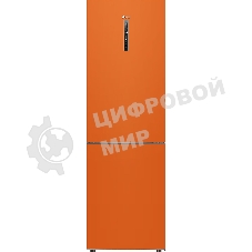 Холодильник Haier C2F636CORGU1 оранжевый двухкамерный 256/108 л морозилка снизу, No Frost