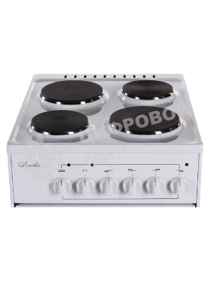 Плита электрическая Лысьва ЭП 401 СТ белый, конфорок 4 электрических, духовка 57 л, 50 см x 84 см x 60 см