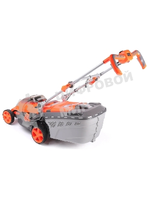 Газонокосилка бензиновая PATRIOT PT 54AS, 53 см, самоходная(3 скорости), 7,5л.с., алюминиевая дека, крданная передача на редуктор колес травосборник 75л