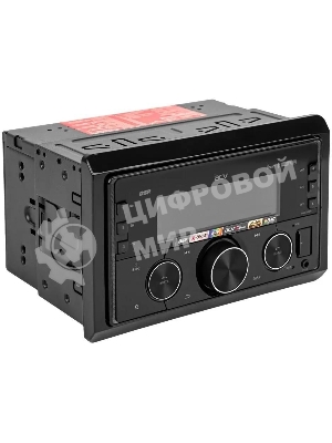 Автомагнитола ACV ADX-211BM, 2 DIN, Bluetooth, USB Type-A, AUX, пульт ДУ