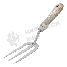 Вилка посадочная Palisad LUXE 80х320 мм, стальная, рукоятка из ясеня