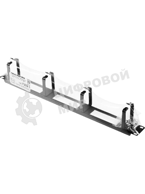 Горизонт. кабельный органайзер с окнами 19