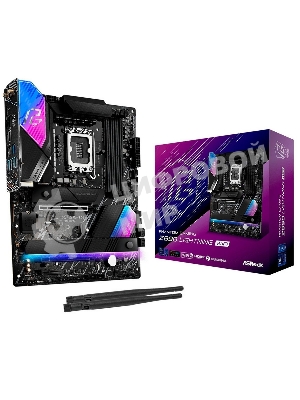 Материнская плата ASRock Phantom Gaming Z890 LIGHTNING WIFI, LGA 1851, Intel Z890, 4xDDR5, 4xSATA, 4xM.2, 1xPCIe 5.0 x16, 1xPCIe 4.0 x4, 1xUSB-C Thunderbolt 4, 2xUSB-A 3.2 Gen 2, 4xUSB-A 3.2 Gen 1, 1xHDMI, 1x2.5Gb LAN, 5x3.5 мм, 7.1, ATX