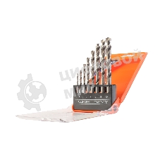 Набор сверл по металлу PATRIOT, HSS, 8 шт: 3,0-10,0 мм, в пластиковом боксе