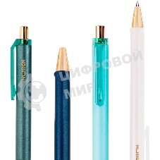 Ручка гелевая автоматическая Deli Nusign NS557 ассорти, черные чернила, линия 0.5мм