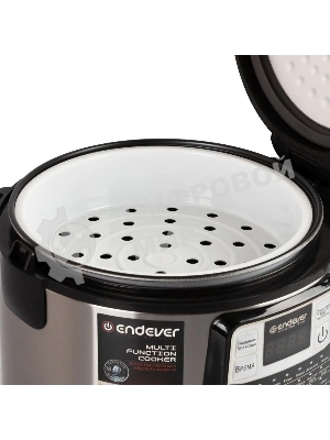 Мультиварка Endever Vita-95, мощность 1000 Вт, черный/стальной, емкость 5л, 45 авторежимов работы, книга рецептов