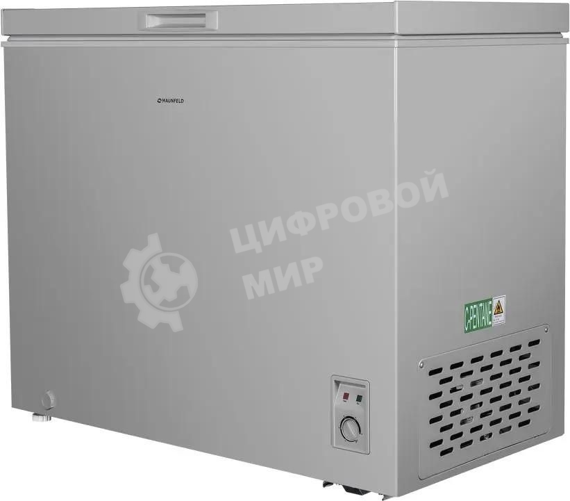 Морозильный ларь Maunfeld MFL200GR, серый, 200л