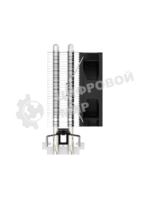 Кулер ID-COOLING SE-802-SD черный 80мм алюминий/медь 2200rpm 23db 3-pin 95W 116мм