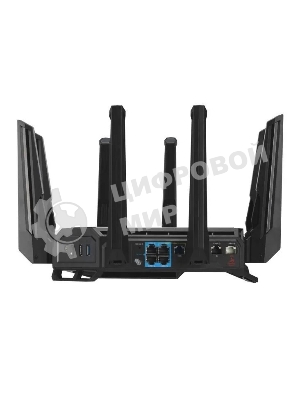 Маршрутизатор ASUS GT-BE19000, черный/красный, 90IG0850-MO9A0V