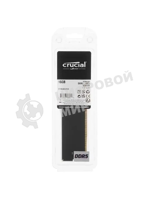 Оперативная память Crucial, DDR5, 16GB (1x16 GB), 4800 MHz, CL40, DIMM