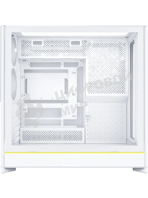 Компьютерный корпус Montech HS01 белый без БП ATX 2xUSB3.0 audio bott PSU