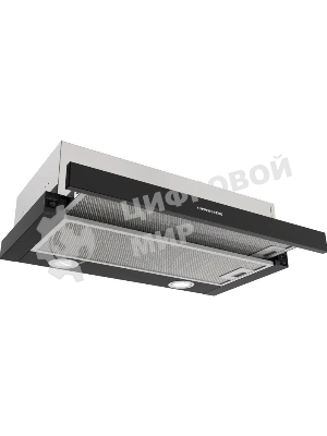 Вытяжка встраиваемая Kuppersberg SlimDual 60 B черный, 60 см, 650 куб. м/ч, 53 дБ