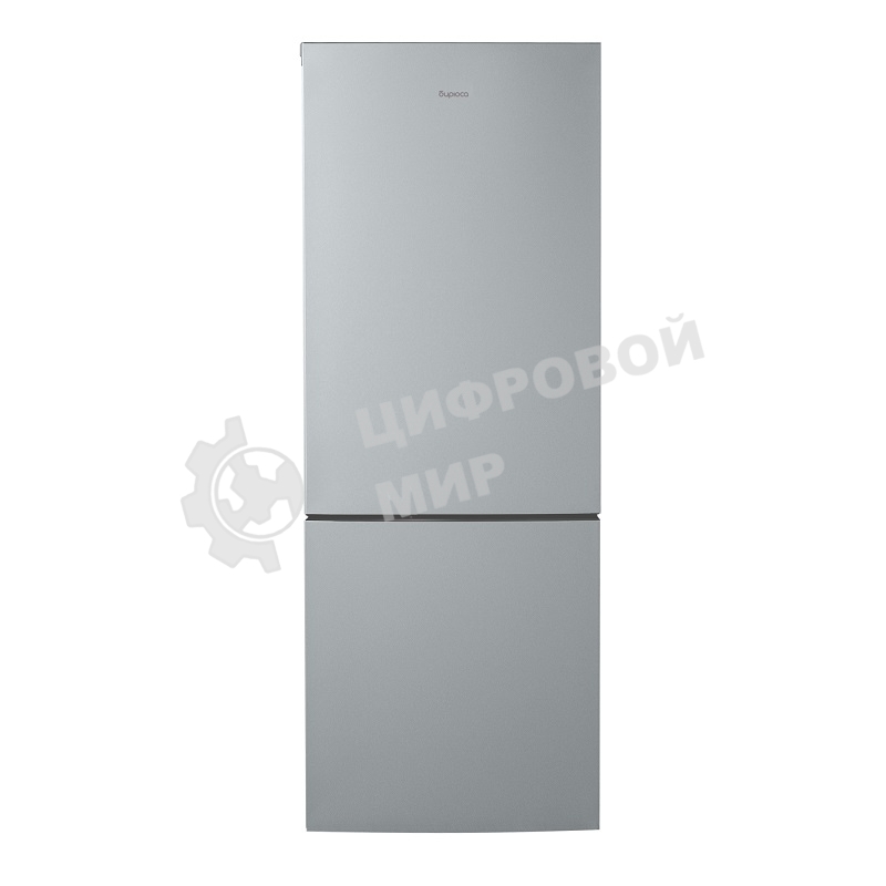 Холодильник Бирюса М6134 металлик двухкамерный 210/85 л морозилка снизу, капельная система