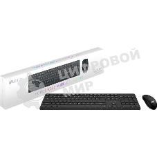 Комплект клавиатура+мышь MSI K200 Combo MS-8ZA4 беспроводной, USB, 1600 DPI, чёрный