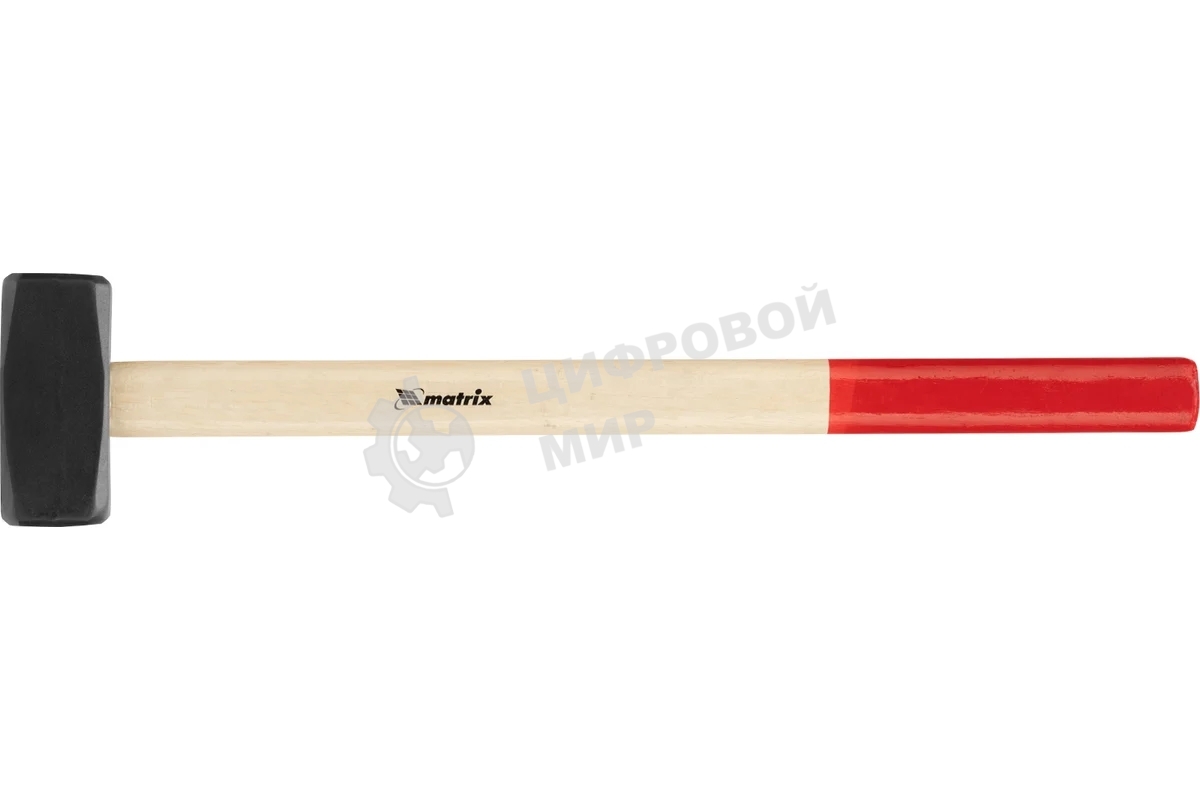 Кувалда Matrix 11032 5000 г, кованая головка, деревянная рукоятка 700 мм