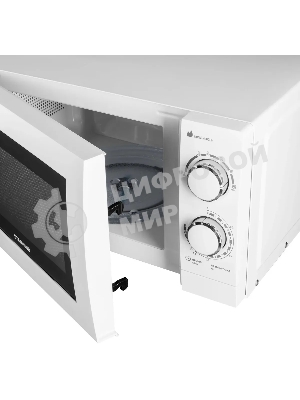 Микроволновая печь Starwind SMW3820 белый, 20 л, 700 Вт, переключатели - поворотный механизм