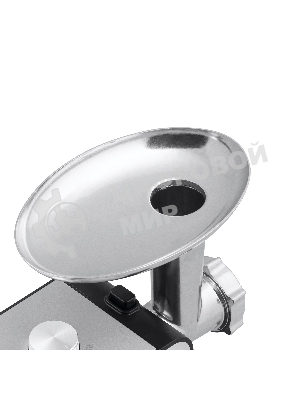 Мясорубка электрическая BBK MG2000 металлик/черный, 2000 Вт, 2.0 кг/мин, реверс, защита от перегрузки, насадки - 5