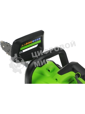 Цепная пила аккумуляторная GreenWorks G24CS25K4, 24V, 25 см, c АКБ 4А·ч и ЗУ (2007707UB)