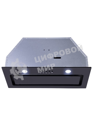 Вытяжка встраиваемая Maunfeld Trapeze 601GG черный, 60 см, 1150 куб. м/ч, 54 дБ