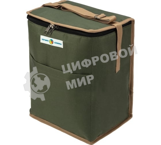 Сумка-холодильник ЧЕТЫРЕ СЕЗОНА 80-0283 объемом 15 л. (2 слоя утепления)