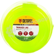 Леска для триммера Denzel звезда 2 мм х 64 м, блистер FLEX CORD 96120