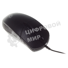 Мышь проводная Oklick 275M черный, 1000 dpi, USB, кнопки - 3