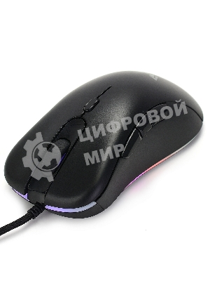 Мышь проводная Crown CMGM-904 черный, 7000 dpi, USB, кнопки - 7