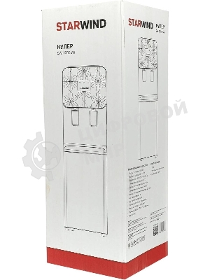 Кулер Starwind SW-1003EW напольный, электронный, белый