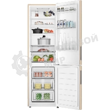 Холодильник Haier CEF538CGG золото двухкамерный 263/105л морозилка снизу, No Frost