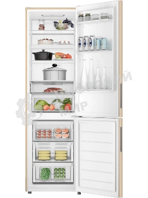 Холодильник Haier CEF538CGG золото двухкамерный 263/105л морозилка снизу, No Frost