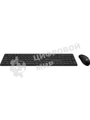 Комплект клавиатура+мышь MSI K200 Combo MS-8ZA4 беспроводной, USB, 1600 DPI, чёрный