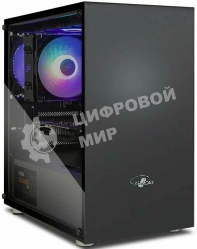 Компьютерный корпус mATX Eurocase M10 черный