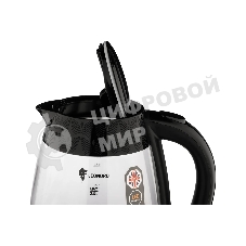 Чайник электрический LEONORD LE-1519 2 л, 2200 Вт, стекло, черный