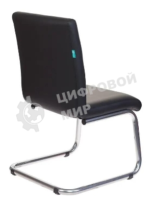 Кресло Бюрократ CH-250-V/BLACK черный, экокожа, 120 кг, механизм качания