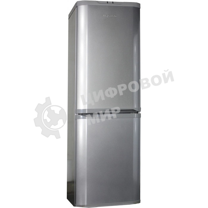 Холодильник ОРСК 173 NG нержавеющая сталь двухкамерный 200/120л, морозилка снизу, капельная система