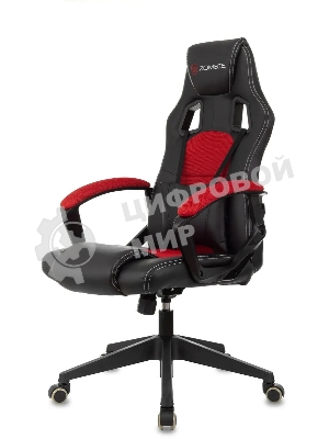 Кресло игровое Бюрократ Zombie Arena черный/красный